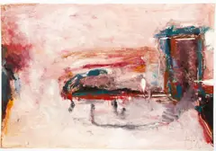 Tom Lieber, GTW TL SB 15 #4, 1986, oil and mixed media on paper