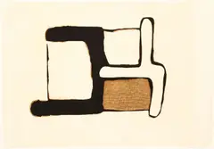 Composition IV by Conrad Marca-Relli, 1977, etching and aquatint, pencil, offered Dec 2021