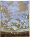 Clayton Merrell, Double Parabolic Elliptic, 2011, oil on canvas
