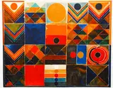 S. H. Raza, Morning Raga, 2008, lithograph printed in colors