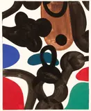 Dan Rizzie, Untitled Abstract, 1997, color, monotype