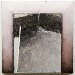 Paul Rotterdam, Substance 414, circa 1990, acrylic and mixed media on shaped canvas