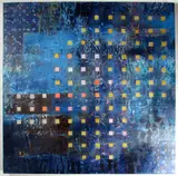 Elise Rugolo, Harbor, 2011, mixed media with encaustic fabric