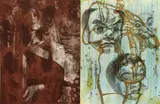 David Salle, Single plate from The Canfield Hatfield Suite, 1989, soft-ground, aquatint with photo etching on Somerset paper