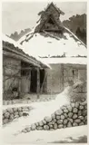 Ryohei Tanaka, Lingering Snow, 1977, etching