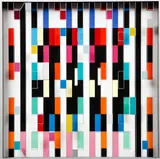 Yaacov Agam, Untitled Kinetic / Op-Art Print, undated, double