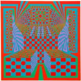 Roy Ahlgren, Desert Icon I, 1969, serigraph on paper