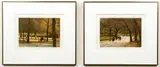 Harold Altman, Autumn 1982, I and IV, lithographs printed in colors, 8.25 x 11.25 inches, both