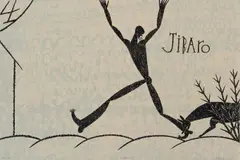 José Bedia Valdés, Jibaro, 1994, lithograph printed in colors