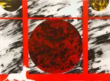 Billy Al Bengston, Untitled Abstract From the "In Barcelona" portfolio, 1988, color, etching on paper, pencil initialed B.A.B