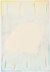Stanley Boxer, Untitled Abstract, 1990, lithograph printed in colors, pencil