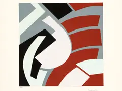 Silvano Bozzolini, Untitled Abstract Print, 1954, screenprint on paper