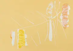 Veeda by Dan Christensen, circa 1980, serigraph printed in color, pencil, offered Nov 2021