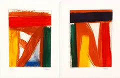 Alain Clément, Untitled, color, etching and aquatint
