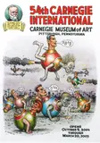 Robert Crumb, (American, contemporary), 2004 Carnegie International Pittsburgh Poster, color, lithograph