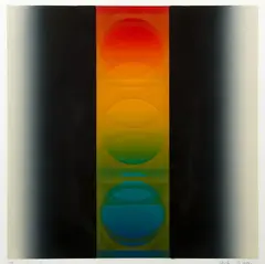 Eclipse II by Carlos Dávila, etching and aquatint on paper, offered Nov 2021