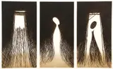 Ronaldo de Juan, Untitled Abstract (Black and White), original, etching and lithograph, pencil