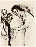 Otto Dix, Matthaus Evangelium, 1960, lithograph on paper, single