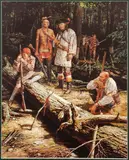 Robert B. Griffing, A Warning for General Braddock, offset, lithograph printed in colors on paper