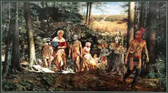 The Taking of Mary Jemison, 1996, color offset by Robert B. Griffing, lithograph, Dimensions:, offered Nov 2021