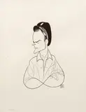 Al Hirschfeld, Bob Crane - Hogan's Heroes, undated