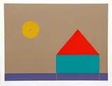 Kyohei Inukai, Under the Sun, 1978, serigraph printed in colors, pencil