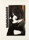 Hanns Kralik, Frl. R [Portrait of Miss R.], 1932, color