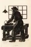 Hanns Kralik, An Der Hobelbank [At The Workbench]