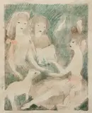 Marie Laurencin, Le Concert, 1926, color, lithograph on paper