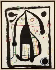 Joan, Untitled, lithograph personnage