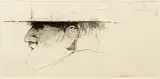 Barry Moser, Charles Ives, 1972, etching on paper