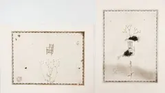 Donald Saff, Chair and Tree and Chair Flower, circa1980, etching and aquatint