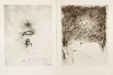 Donald Saff, Fly Iron Chair and Elephant, 1980, etching and aquatint