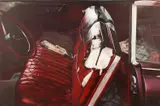 John Salt, Arrested Vehicle with Red Seats, 1972, offset, lithograph