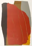 Larry Zox, Odon I, 1981, serigraph printed in colors