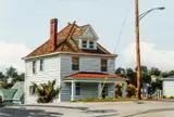 Raymond DeFazio, Sunlight on Harrison Ave, 1983, watercolor