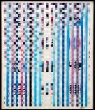 Visual Choreography, (from the series The Counterpoint) , 1982, Agamograph , lenticular plexiglass and by Yaacov Agam, screenprint in colors, offered Oct 2021