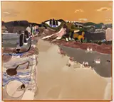 Eric Atkinson, Northumberland No. 1, UK, 1989, acrylic on canvas
