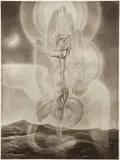 Andrey Avinoff, On The Threshold of Death, 1944, (from the portfolio The Fall of Atlantis), lithograph