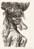 Marion Greenwood, Haitian Girl, c.1950s-1960s
