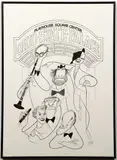 Al Hirschfeld, Playhouse Square Center: Ohio State Palace, undated