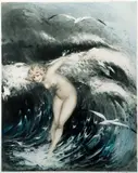Louis Icart, Venus in the Waves