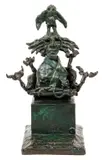 Bob La Bobgah, Maquette for Portrait of an Actor and His Mummified Cat, cast