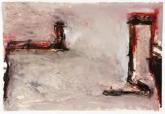 GTW #11-1 by Tom Lieber, 1986, oil and mixed media on paper, offered Oct 2021