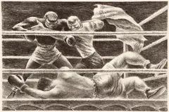 Fletcher Martin, Lullaby, c.1945, original, lithograph on paper