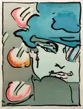 Peter Max, Zero Vertical, 1973, color, lithograph on paper