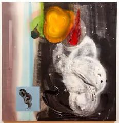 Stephen Mueller, KIND HEARTED INSOUCIANCE, 1988, acrylic on canvas