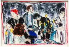 Billy Sullivan, Palladium VII, 1986, pastel on paper