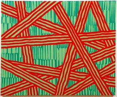 N#14 by Karsten Wittke, 1989, acrylic on canvas, offered Oct 2021