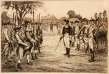 Samuel Chamberlain, General Washington Assumes Command, 1932, etching on paper